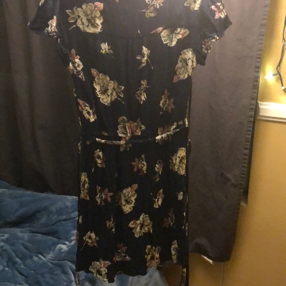 Dark blue short sleeve summery dress - Picture 8 of 8